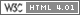 HTML 4.01 Transitional Válido